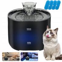 Automatinis kačių vandens fontanas su filtru, USB, 2,2 l