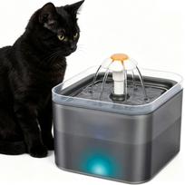 Automatinis 2 l naminių gyvūnų vandens fontanas su filtru katėms ir šunims
