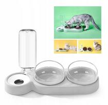 Automatinis dubenėlis ir girdykla šunims arba katėms, 2in1, 13,5x38x19 cm