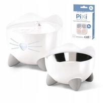 Automatinė girdykla Pixi, 2,5 l dubuo, balta, dovana