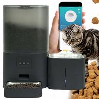 Automatinis 6 l gyvūnų lesintuvas ir girdykla katėms bei šunims