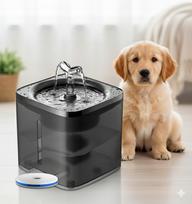 Automatinis 2000 ml gėrimo fontanas su šėrykla katėms ir šunims, USB jutiklis