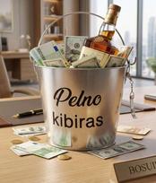 Kibirėlis ledui su atidarytuvu „Pelno kibiras“