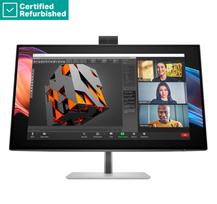 RENEW SILVER HP 727pm Series 7 Pro 4K Conferencing Monitor - 27" 3840x2160 UHD 400-nit 60Hz AG, IPS Black HDR 400, USB-C(100W/15W)/HDMI/DP Daisy-Chain, 5x USB-A, speakers, 5MP webcam, RJ-45 LAN, height adjustable/tilt/swivel/pivot, 1 years | 8K135AAR#ABB
