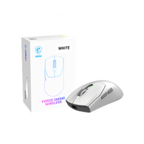 MSI Gaming Mouse | FORGE GM340 WIRELESS | Wireless | 2.4 GHz, Bluetooth, USB | White | FORGE GM340 W WHITE