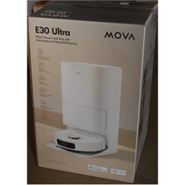 IŠPARDAVIMAS. MOVA E30 Ultra Robot Vacuum cleaner, 7000Pa, 5200mAh, White + Auto Empty station | MOVA Robot Vacuum | E30 Ultra | Wet&Dry | 5200 mAh | Dust capacity 3.2 L | 7000 Pa | White | PAŽEISTA PAKUOTĖ | 33 month(s) | E30 UltraSO