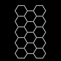 Modulinis lubinis LED šviestuvas Hexagon