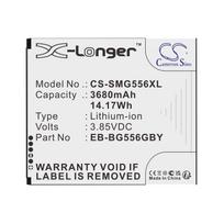 Replacement Battery for Samsung Galaxy Xcover 7, Galaxy XCover7 5G, SM-G556B, EB-BG556GBY, GH43-05199A, Lithium-ion 4050mAh