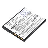 630mAh Replacement Battery for Sony NP-BN1, DSC-W530P, DSC-TX7, DSC-TX9, DSC-TX10, DSC-W310