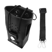 Leather Bag Case for Kenwood TK-3207 TK-2207 TK-3307 TK-3200 Walkie Talkie