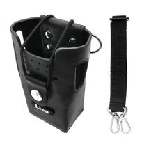 Hard Leather Case Cover Bag Holder for Motorola Walkie Talkie GP3688 GP3188 XIR