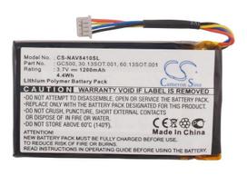 1200 mAh for Navigon GC500,30.13SOT.001,60.13SOT.001