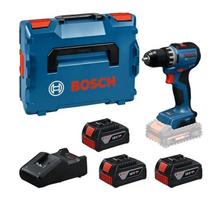 Bosch Powertools cordless drill driver GSR18V-52 with 3 batteries 18 Volt 5,0 Ampere-hours in L-BOXX (Retail)