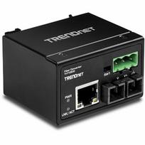 Optinis konverteris TRENDnet 100Base-FX SM. SC, 30km, IP 30 (TI-F10S30)