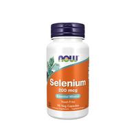 NOW Selenium 200 mcg, 90 kapsulių