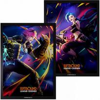 Riftbound: League of Legends TCG - Vendetta Vi vs Jinx Art Sleeves (100 Sleeves)