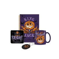 „The Nightmare Before Christmas“ dovanų rinkinys (puodelis,padėkliukas,pakabukas ir užrašų knygutė)