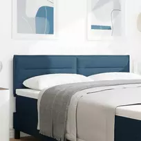 LED galvūgalis su LED juostelėmis Mėlyna 160 cm audinys