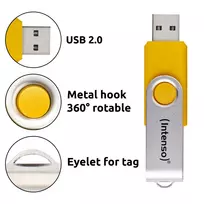 "STICK Intenso Office Line 256GB USB Stick 3.2 Multipack x5 bunt"