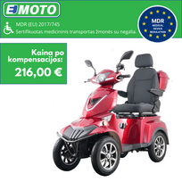 Elektrinis keturratis skuteris HS650 MDR, 650W 20AH Ličio jonų⚡️ eMOTO