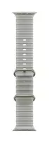 49mm Translucent Grey Ocean Band - Natural Titanium Finish