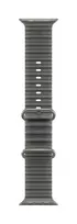 49mm Translucent Black Ocean Band - Natural Titanium Finish
