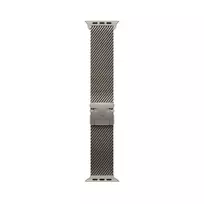 49mm Natural Titanium Milanese Loop - Medium