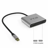 Inca ITPC-4T sąsajos šakotuvas USB 3.2 Gen 1 (3.1 Gen 1) Type-C Aliuminis