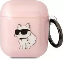 Ikonik Choupette AirPods 1/2 cover pink