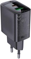 Acefast A78 įkroviklio tinklas GaN USB-A / USB-C PD 20W – juodas