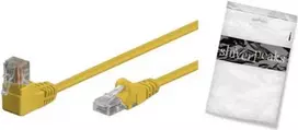 Tinklo jungiamasis kabelis ShiverPeaks Cat6 S/FTP (S‑STP) PIMF RJ45–RJ45 15 m geltonas