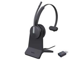 Yealink WH64 Hybrid Mono with Charging Stand Headset Wireless Head-band Office/Call center Micro-USB Bluetooth Black