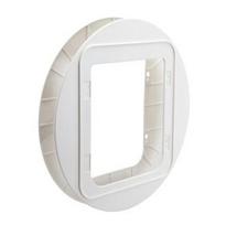 SUREFEED pet flap mounting adapter - white