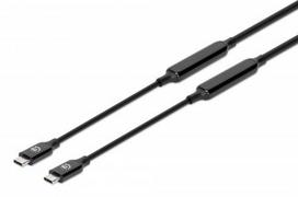 MANHATTAN USB 3.2 Gen 2 Aktives Typ-C cable 5m 10Gbit/s 60W