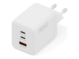 Digitus power supply adapter - GaN - 2 x USB-C, USB - 100 watt