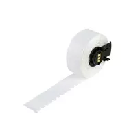 BRADY DuraSleeve laidų žymekliai, B-499 nailono audinys, 19,05 mm x 4,88 m, baltas/pusiau permatomas, skirti BMP21-PLUS/M210/M211