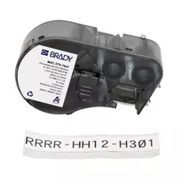 BRADY BMP41/BMP51/BMP53/M511 žemo profilio poliesterio etiketės, baltos, 38,1 mm x 38,1 mm, 250 etikečių/ritinyje