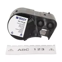 BRADY M5C-1500-499 savaiminio laminavimo vinilo etikečių juosta, skirta BMP51/BMP53/M511, 12,7 mm x 6,4 m, balta