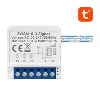 Išmanusis ZigBee jungiklio modulis Avatto ZWSM16-W3 TUYA – universalus