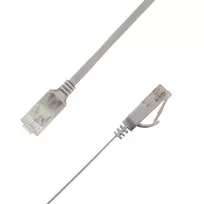 LinkIT Plokščias U/UTP Cat6A pilkas 1,5 m tinklo kabelis (UTP-FL6A-00150-GY)
