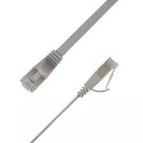 LinkIT Plokščias U/FTP Cat6A Ethernet tinklo kabelis 4m, pilkas STP-FL6A-00400-GY