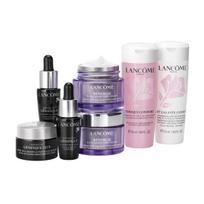 Set Lancome: Renergie HPN 300-Peptide Anti-Aging Daily Cream For Face, 2 vnt., 15 ml + Advanced Genifique Anti-Aging Serum For Face, 2 vnt., 7 ml *Miniature + Advanced Genifique Hydration Eye Cream, 5 ml + Galatée Confort Free of allergens Makeup Rem