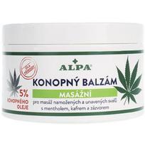 Alpa Cannabis Balm balzamas masažui su kanapių aliejumi, 250 ml