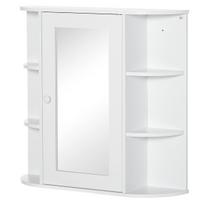 Pakabinama vonios spintelė Homcom 66x17x63cm., baltos spalvos