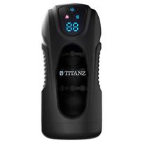 „Titanz Ultimate Heat & Thrusting“ - automatinis masturbatorius (juodas)
