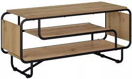 TV staliukas Televizoriaus stovas 98 x 36 x 45 cm Artisano ąžuolo