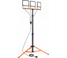 LED prožektorius su stovu 3xLED/100W/230V 4500K IP65 juoda/oranžinė