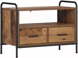 TV staliukas Televizoriaus spintelė 67,5 x 33 x 50 cm Sendintos medienos