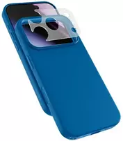 Dėklas Epico Silicone Pro Mag+ Case for iPhone 17 Pro/18 Pro (Qi2 & MagSafe compatible) - Mėlyna