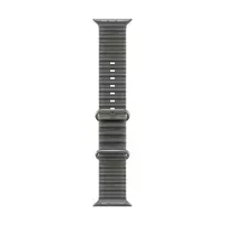 Apple 49mm Translucent Black Ocean Band - Natural Titanium Finish